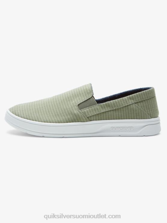 Quiksilver D6JJ1289 miehet vihreä 1 satamalaiturin slip-on kengät