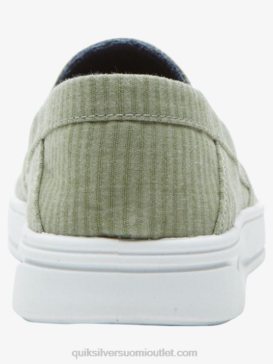 Quiksilver D6JJ1289 miehet vihreä 1 satamalaiturin slip-on kengät