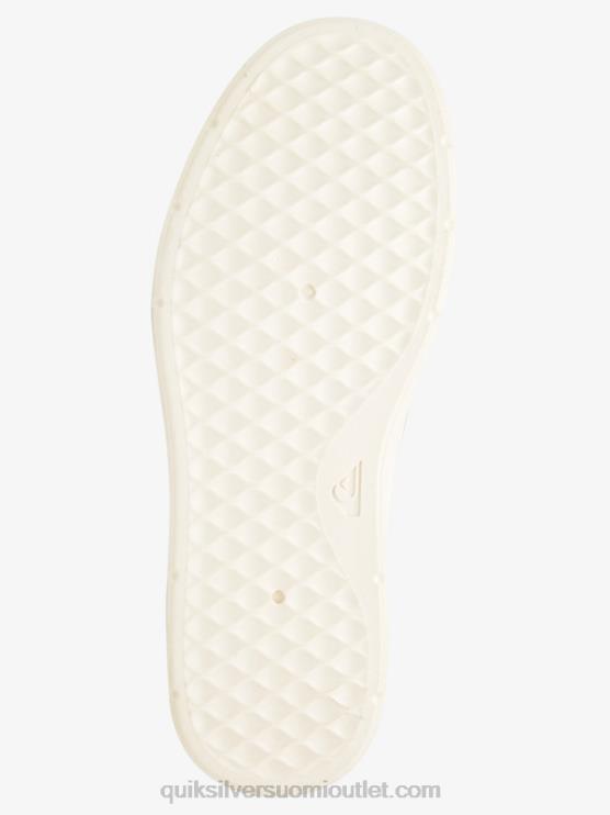 Quiksilver D6JJ1290 miehet musta valkoinen satamalaiturin slip-on kengät