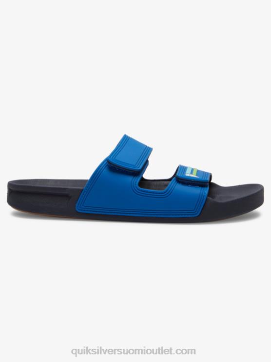 Quiksilver D6JJ1077 miehet sininen 1 rivi kaksinkertaiset säädettävät sandaalit
