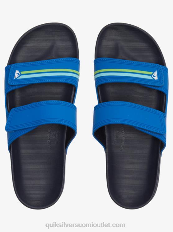 Quiksilver D6JJ1077 miehet sininen 1 rivi kaksinkertaiset säädettävät sandaalit