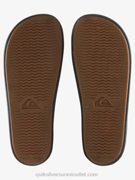 Quiksilver D6JJ1078 miehet harmaa/musta/vihreä rivi kaksinkertaiset säädettävät sandaalit