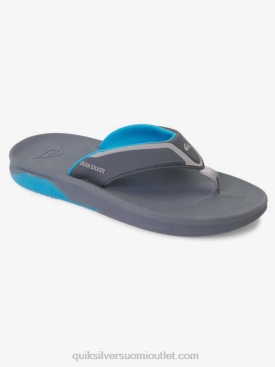 Quiksilver D6JJ1084 miehet harmaa/sininen matodiset palautussandaalit