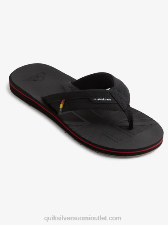 Quiksilver D6JJ1155 miehet musta island oasis squish slide sandaalit