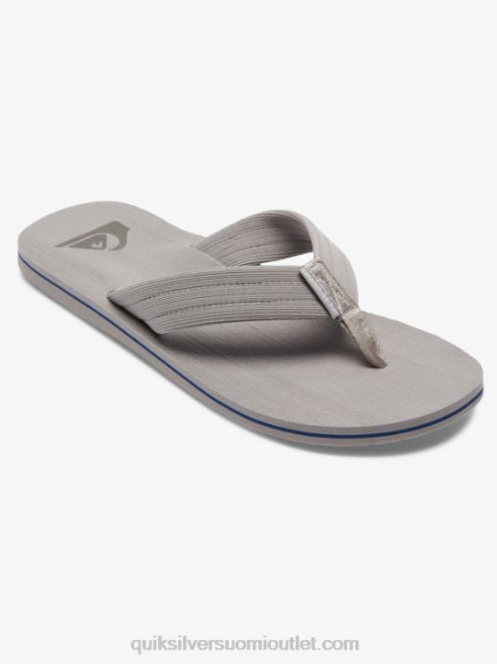 Quiksilver D6JJ1250 miehet harmaa/valkoinen molokai layback sandaalit