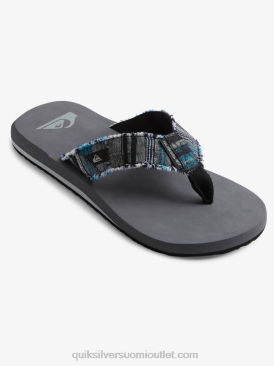 Quiksilver D6JJ1293 miehet harmaa 3 monkey abyss sandaalit