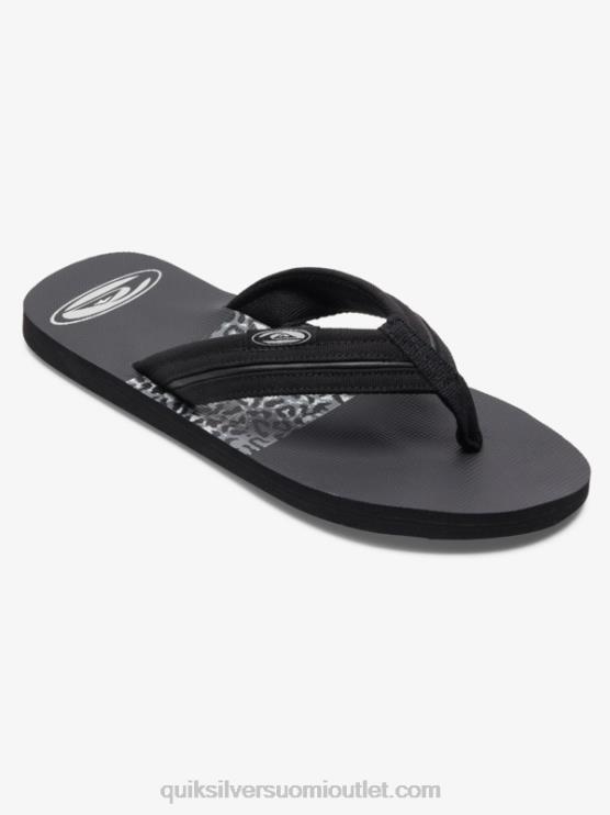 Quiksilver D6JJ1295 miehet musta molokai layback saturn sandaalit