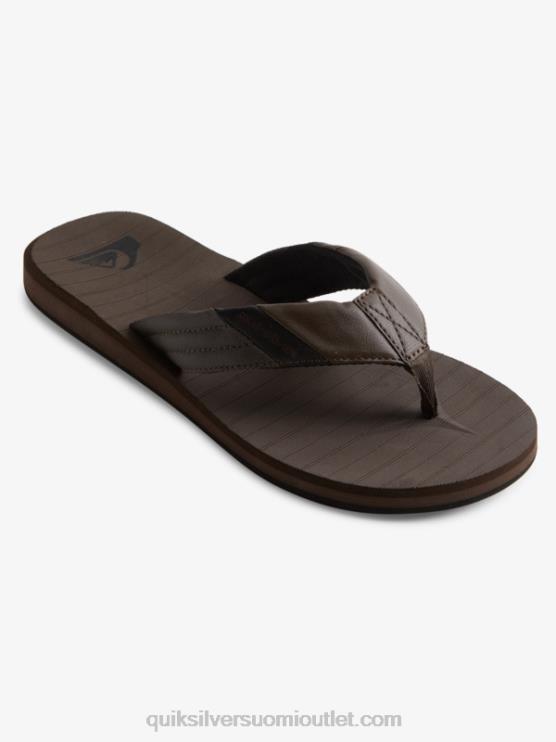 Quiksilver D6JJ1297 miehet ruskea/musta carver tropics sandaalit