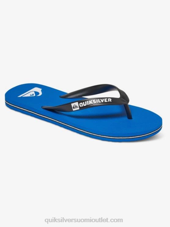 Quiksilver D6JJ1589 miehet musta sininen molokai varvastossut