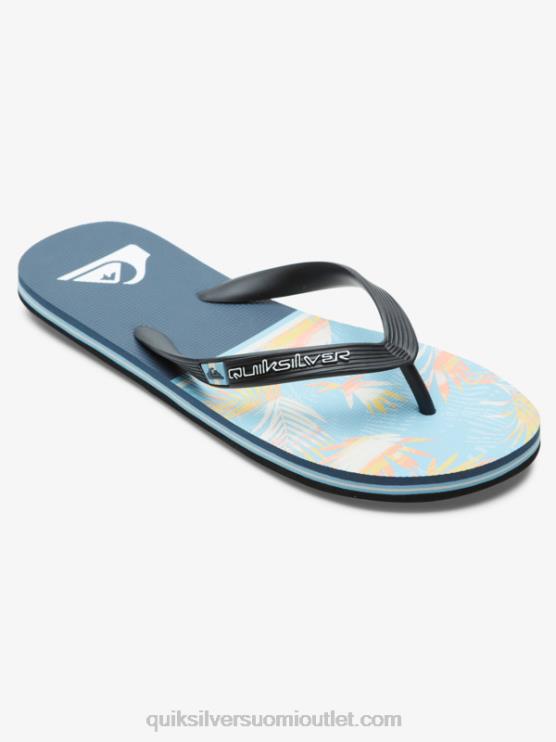 Quiksilver D6JJ1638 miehet sininen 1 molokai-divisioonan varvastossut