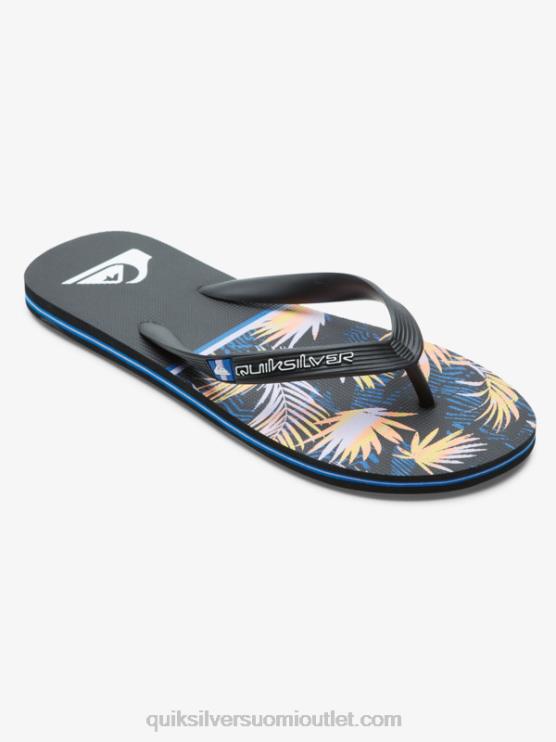 Quiksilver D6JJ1639 miehet musta molokai-divisioonan varvastossut