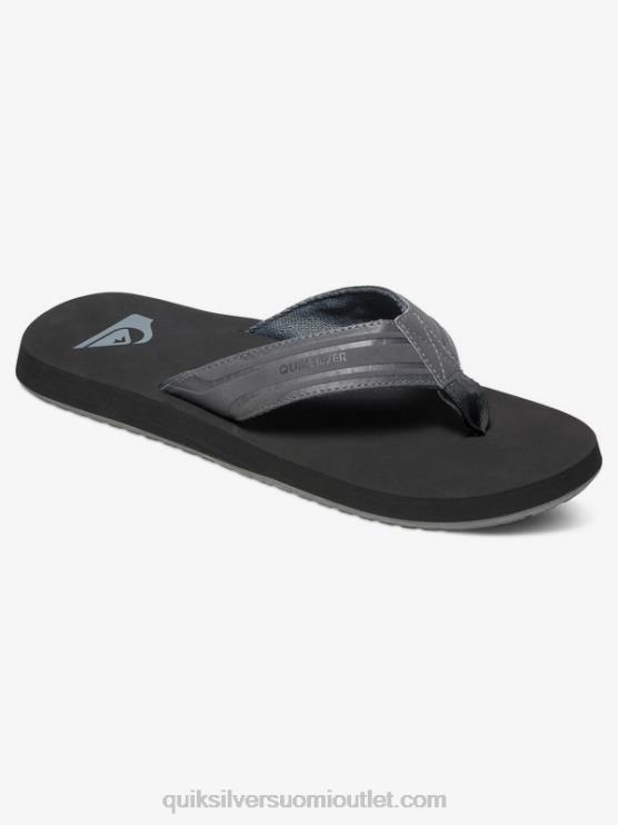 Quiksilver D6JJ1645 miehet harmaa/musta apinaavaimen sandaalit
