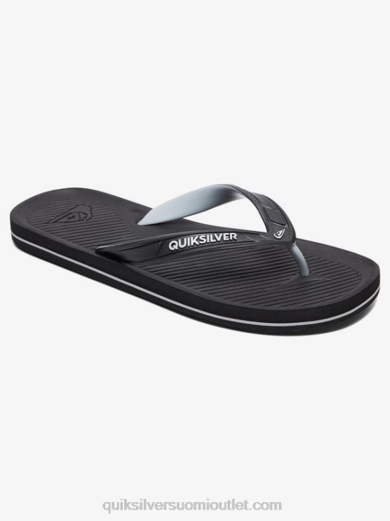 Quiksilver D6JJ1648 miehet musta/harmaa haleiwa varvastossut