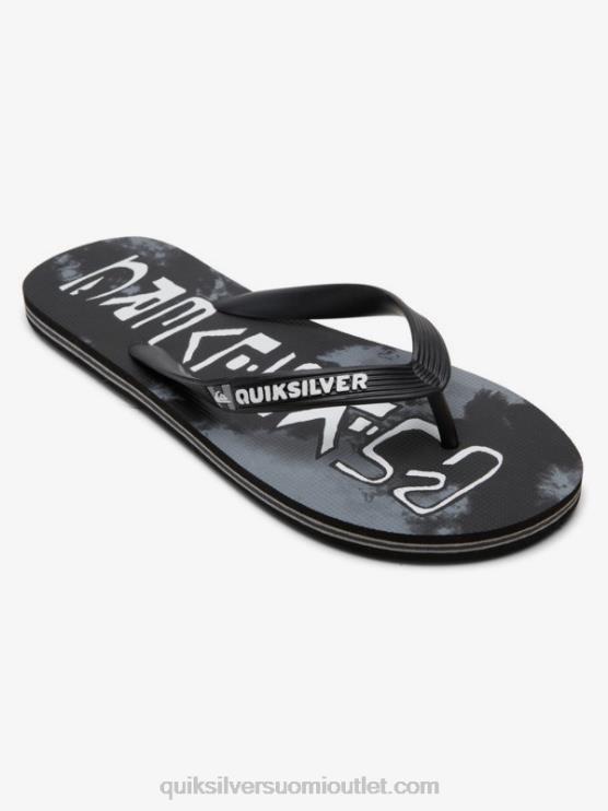 Quiksilver D6JJ1775 miehet musta molokai acid drop varvastossut