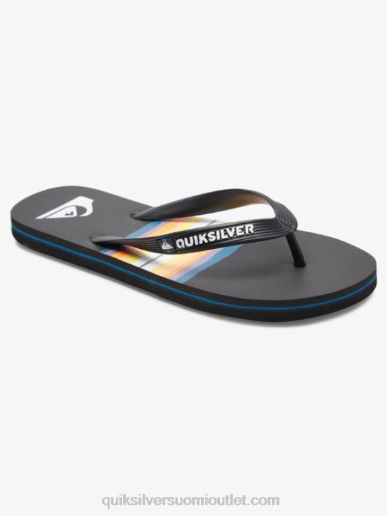 Quiksilver D6JJ1791 miehet musta Molokai-hartsiväriset varvastossut