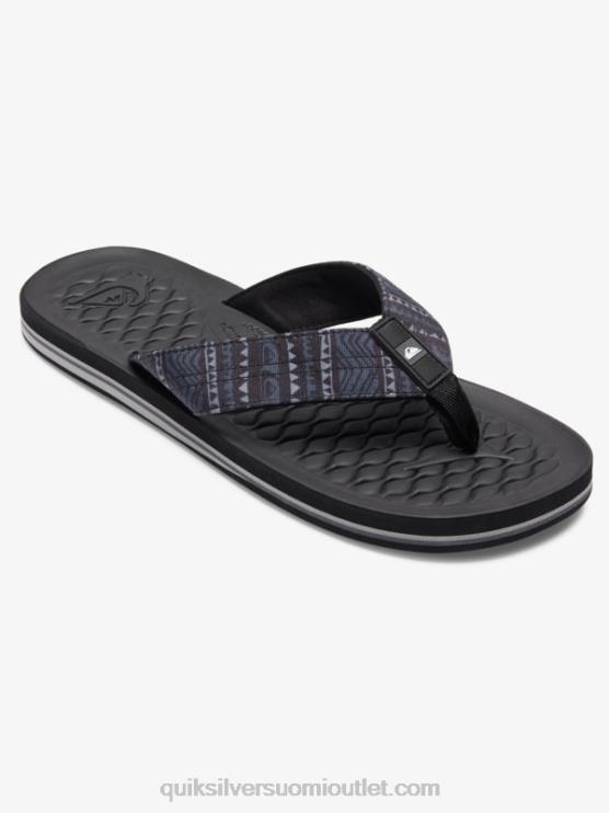 Quiksilver D6JJ1792 miehet musta Lanai varvastossut