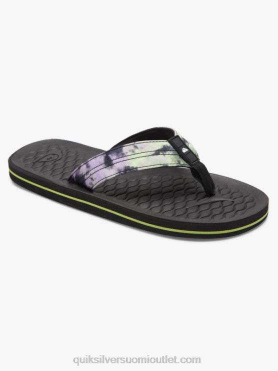 Quiksilver D6JJ1794 miehet musta Lanai varvastossut