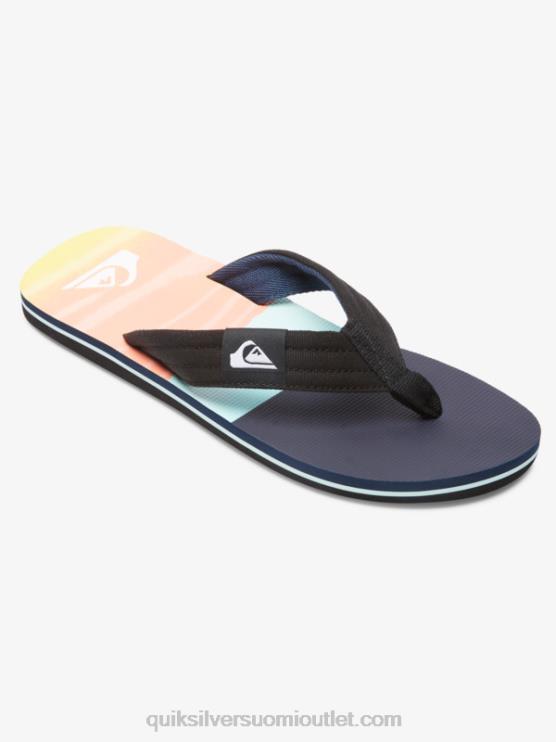 Quiksilver D6JJ1832 miehet musta sininen molokai layback sandaalit