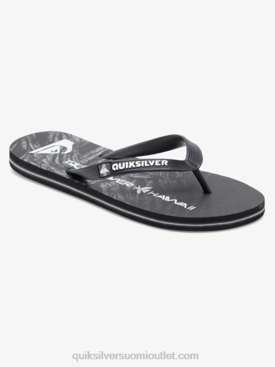 Quiksilver D6JJ1860 miehet musta molokai kotitekoiset varvastossut