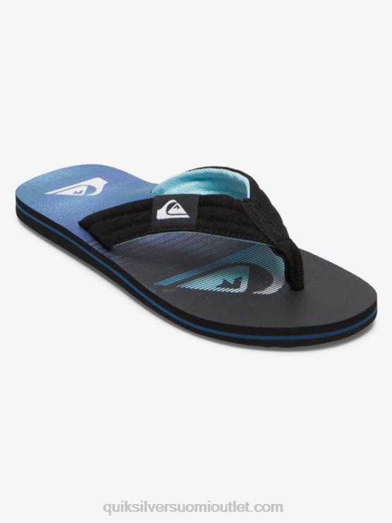 Quiksilver D6JJ496 miehet musta/vihreä/sininen molokai layback sandaalit