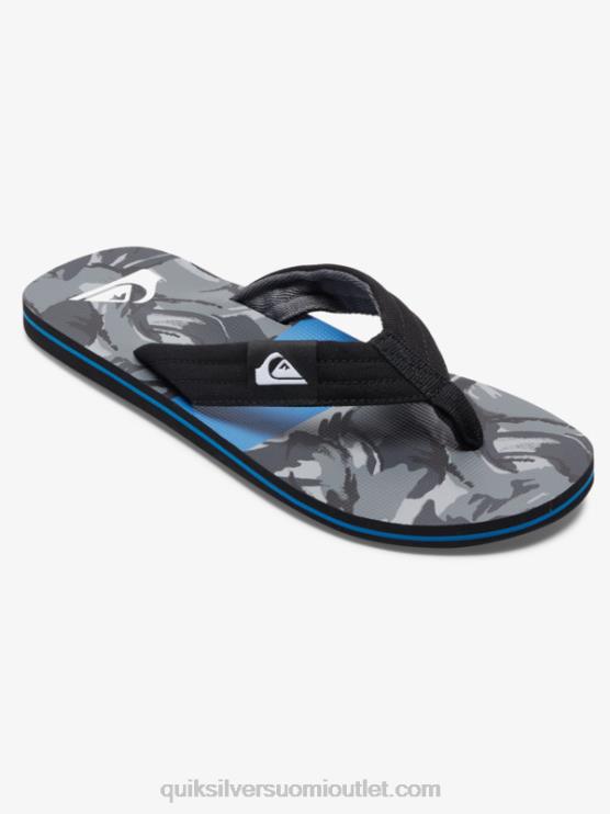 Quiksilver D6JJ500 miehet musta/harmaa molokai layback sandaalit