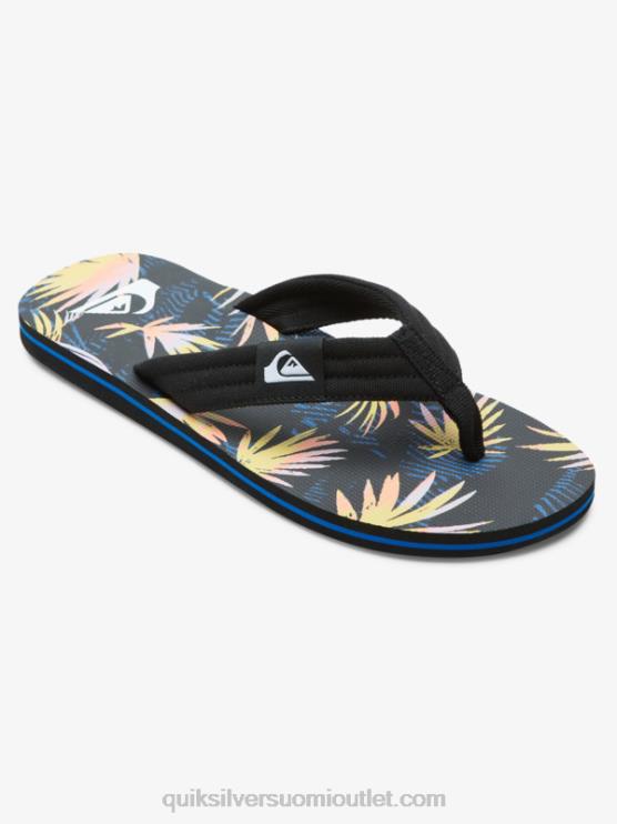 Quiksilver D6JJ501 miehet musta/sininen/vaaleanpunainen molokai layback sandaalit