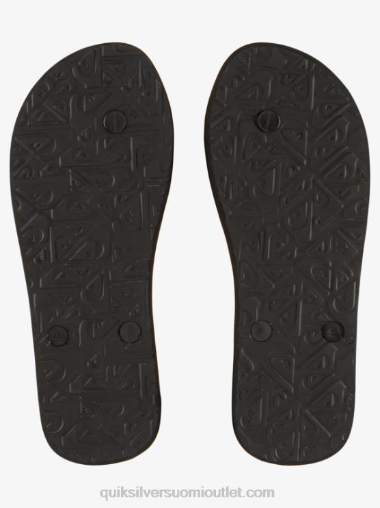 Quiksilver D6JJ524 miehet musta/sininen/vihreä gregg kaplan molokai art varvastossut