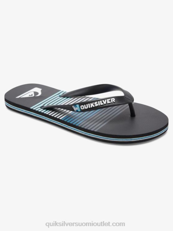 Quiksilver D6JJ526 miehet musta molokai-taide varvastossut