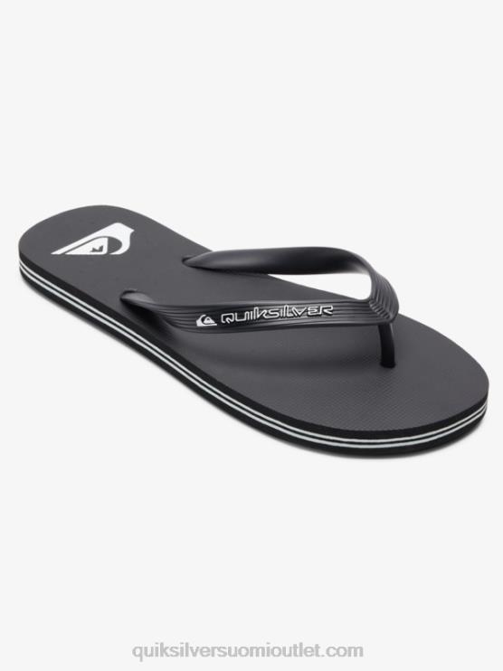 Quiksilver D6JJ592 miehet musta molokai-ytimen varvastossut