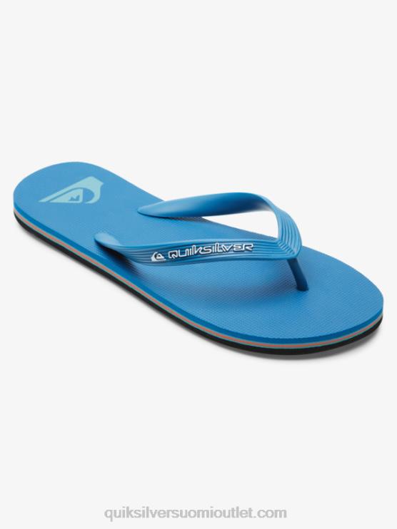 Quiksilver D6JJ596 miehet sininen 2 molokai-ytimen varvastossut