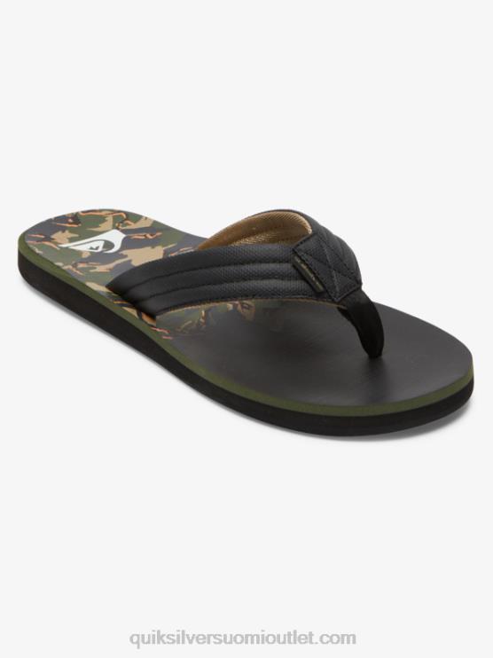 Quiksilver D6JJ613 miehet vihreä 1 carver print sandaalit