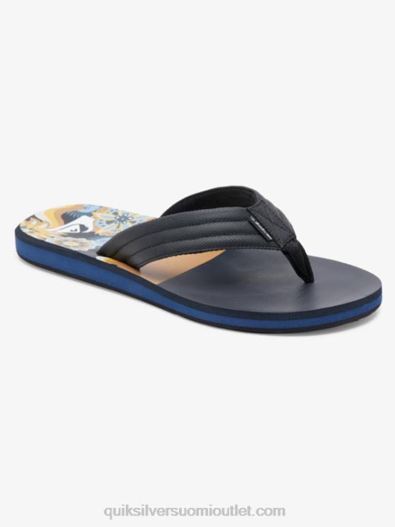 Quiksilver D6JJ617 miehet ruskea 1 carver print sandaalit