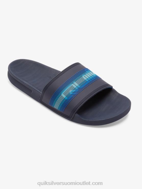 Quiksilver D6JJ684 miehet sininen 5 rivi sanamerkki liukusäädin sandaalit