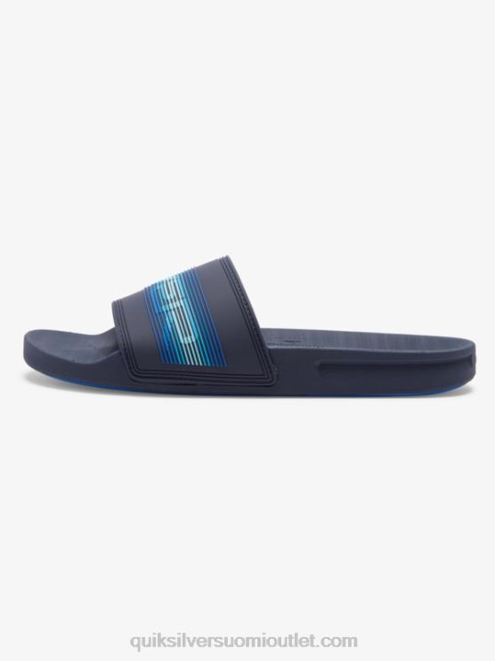 Quiksilver D6JJ684 miehet sininen 5 rivi sanamerkki liukusäädin sandaalit