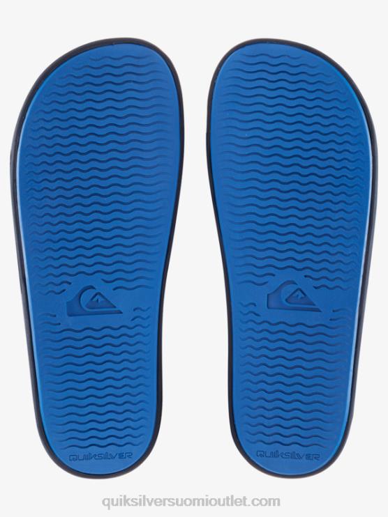 Quiksilver D6JJ684 miehet sininen 5 rivi sanamerkki liukusäädin sandaalit