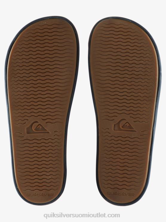 Quiksilver D6JJ688 miehet sininen 3 rivi sanamerkki liukusäädin sandaalit