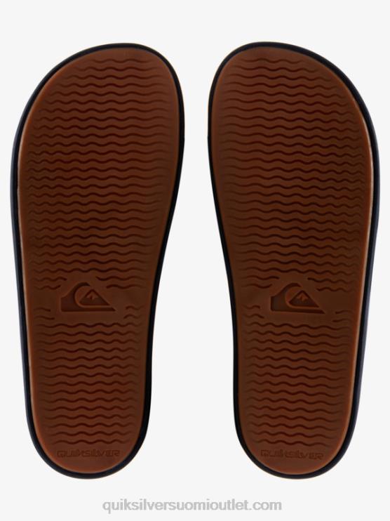 Quiksilver D6JJ691 miehet sininen 2 rivi sanamerkki liukusäädin sandaalit