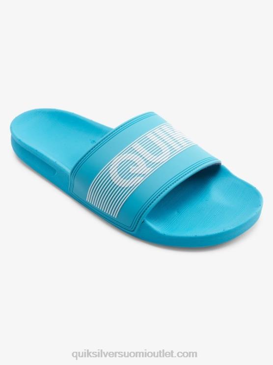 Quiksilver D6JJ692 miehet sininen 1 rivi sanamerkki liukusäädin sandaalit