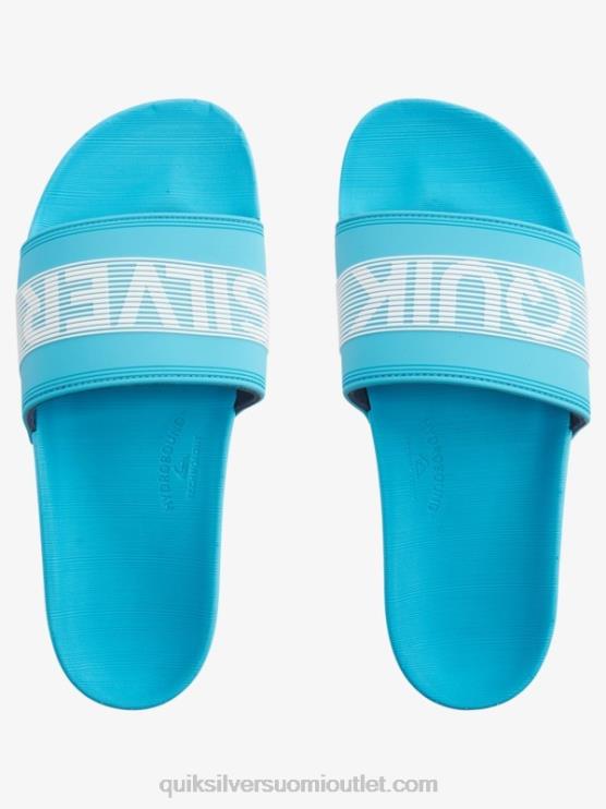 Quiksilver D6JJ692 miehet sininen 1 rivi sanamerkki liukusäädin sandaalit