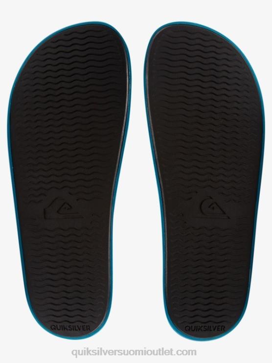Quiksilver D6JJ692 miehet sininen 1 rivi sanamerkki liukusäädin sandaalit
