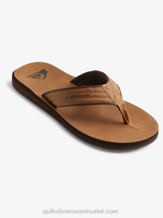 Quiksilver D6JJ912 miehet rusketus - kuvio_1 carver nubukkisandaalit