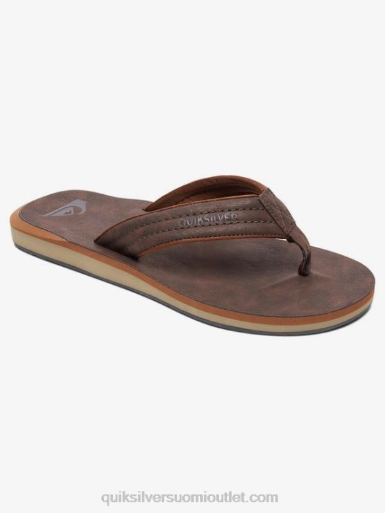 Quiksilver D6JJ919 miehet demitasse - kiinteä carver nubukkisandaalit