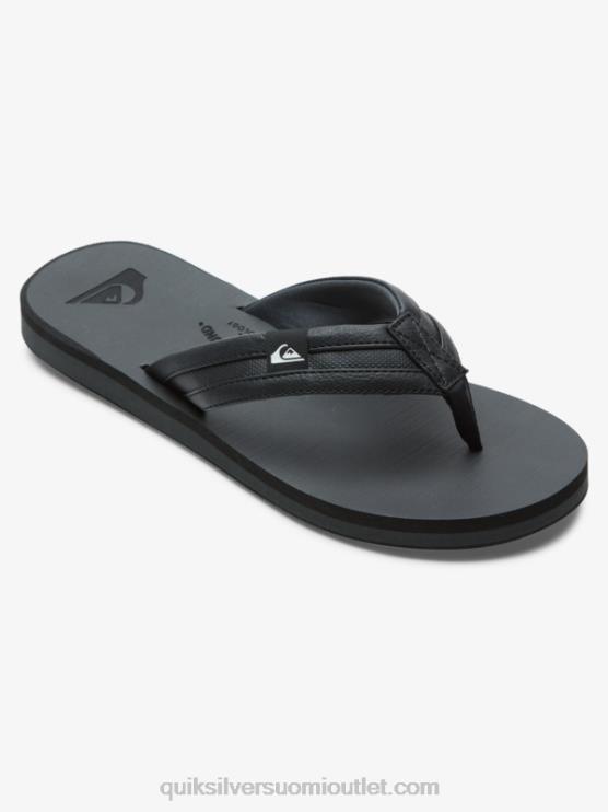 Quiksilver D6JJ938 miehet musta carver squish sandaalit