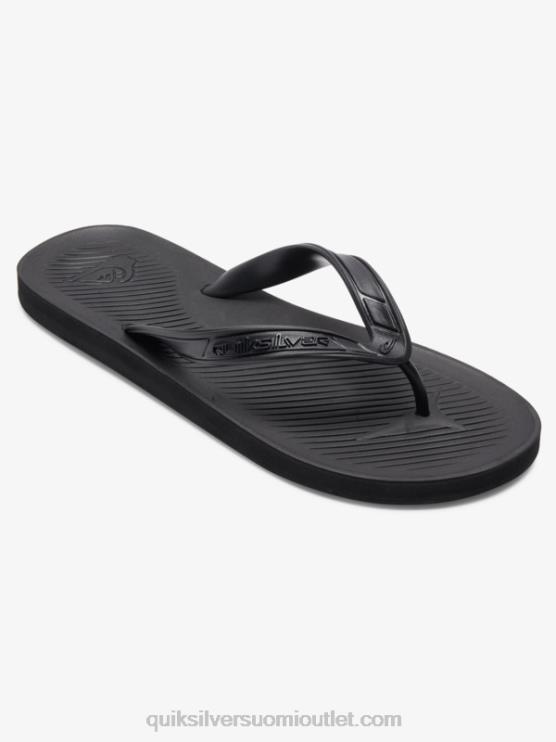 Quiksilver D6JJ950 miehet musta haleiwan ydin varvastossut