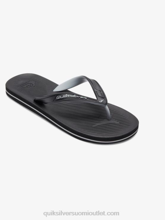 Quiksilver D6JJ951 miehet musta haleiwan ydin varvastossut