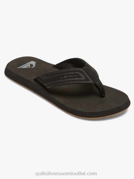Quiksilver D6JJ971 miehet musta monkey wrench core slide sandaalit