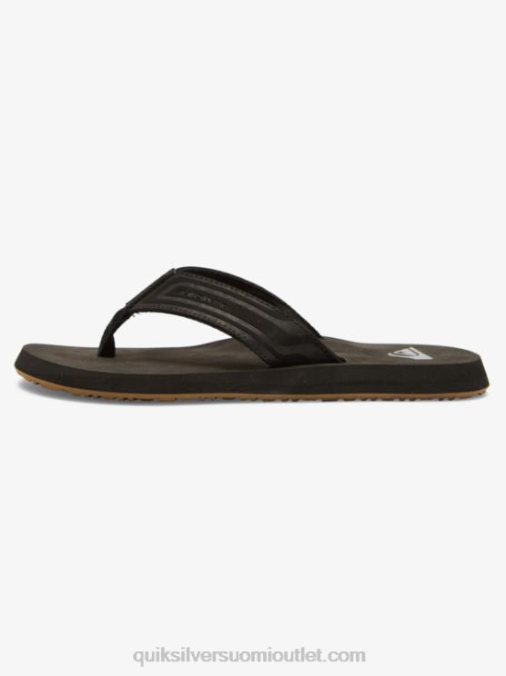 Quiksilver D6JJ971 miehet musta monkey wrench core slide sandaalit