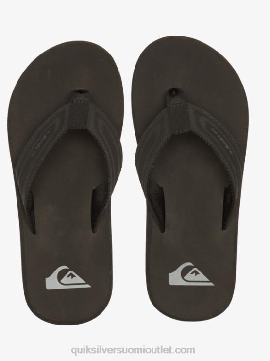 Quiksilver D6JJ971 miehet musta monkey wrench core slide sandaalit