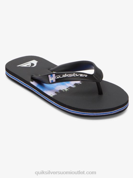 Quiksilver D6JJ2023 pojat musta 8-16 molokai-varvastossua