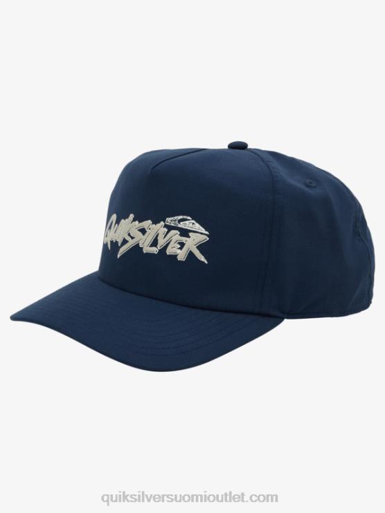 Quiksilver D6JJ1094 miehet keskiyön laivasto merkkinen snapback-hattu